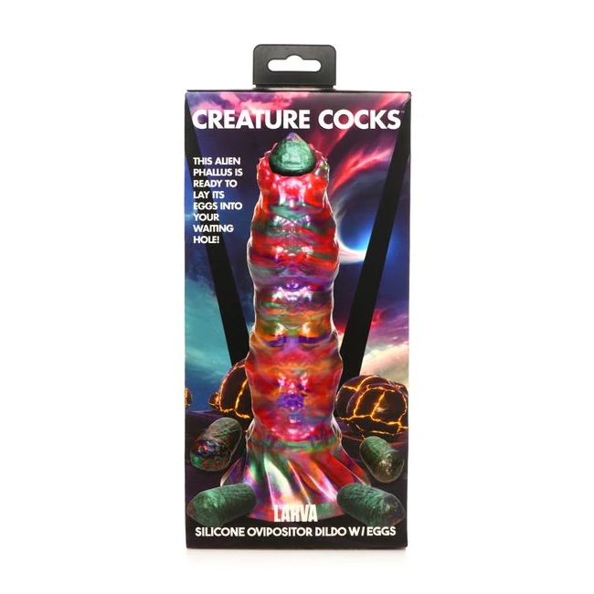 Creature Cocks Larva Silicone Ovipositor Dildo W/ Eggs - Additional Features & Usage Notes