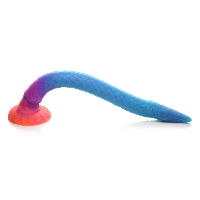 Creature Cocks Makara Glow in the Dark Silicone Snake Dildo - Shape & Texture