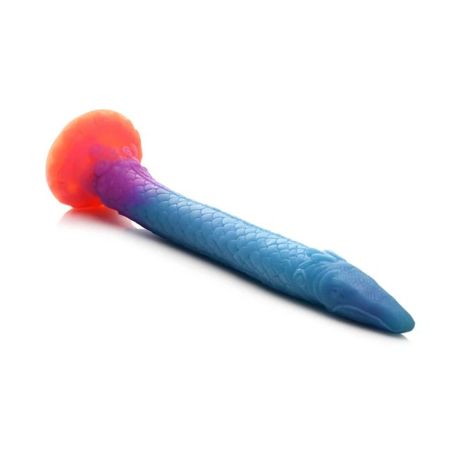 Creature Cocks Makara Glow in the Dark Silicone Snake Dildo - Additional Features