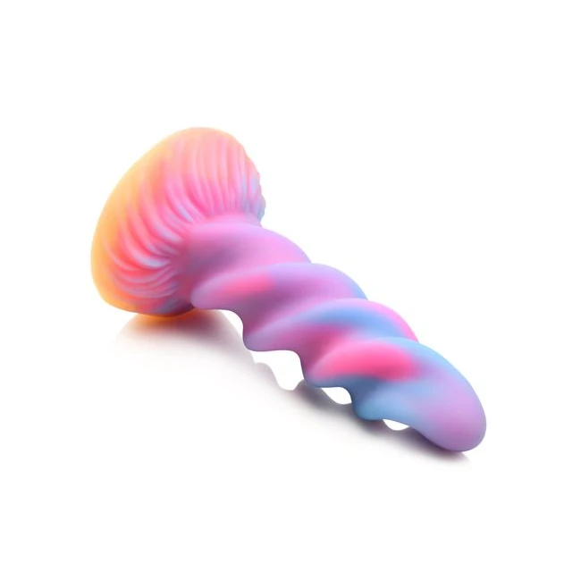Creature Cocks Moon Rider Glow in the Dark Unicorn Dildo - Shape & Texture