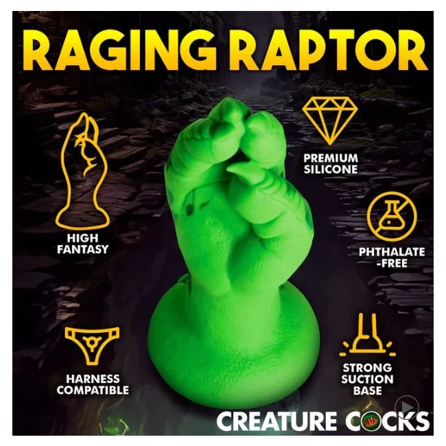 Creature Cocks Raptor Claw Fisting Silicone Dildo - Size & Fit