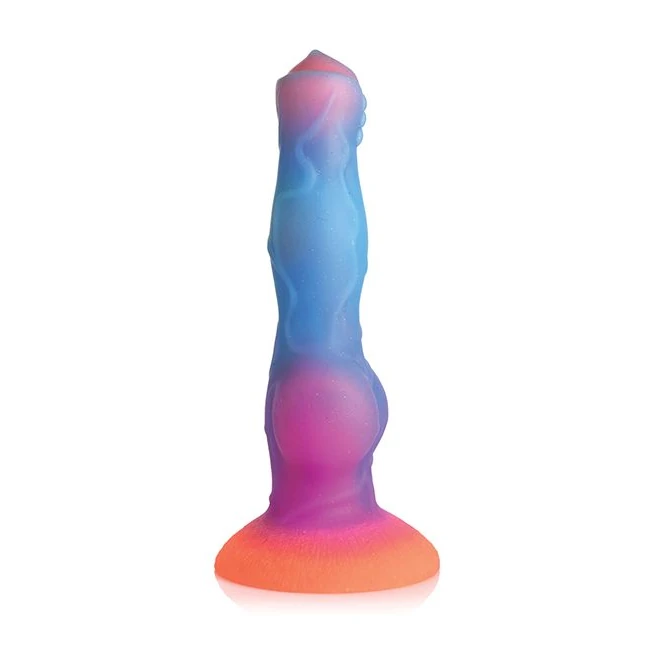 Creature Cocks Space Cock Glow in the Dark Silicone Dildo - Creature Cocks Space Cock Glow In The Dark Silicone Dildo