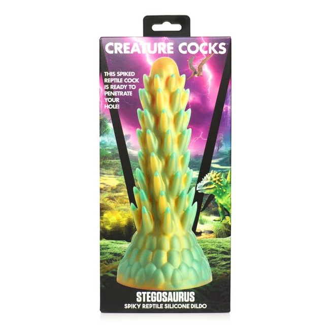Creature Cocks Stegosaurus Spiky Reptile Dildo - Power & Performance