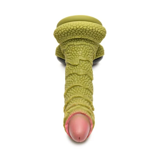 Creature Cocks Swamp Monster Green Scaly Silicone Dildo - Creature Cocks Swamp Monster Green Scaly Silicone Dildo