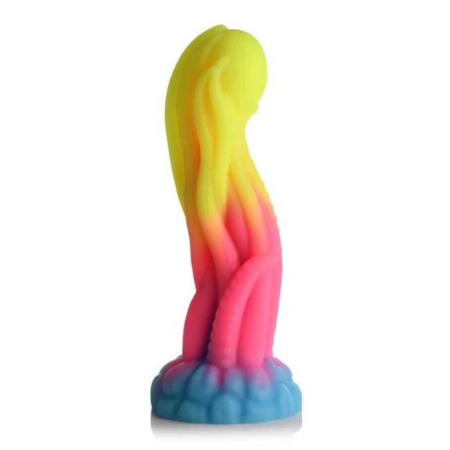 Creature Cocks Tenta-glow Glow in the Dark Dildo - Creature Cocks Tenta-glow Glow-in-the-Dark Dildo