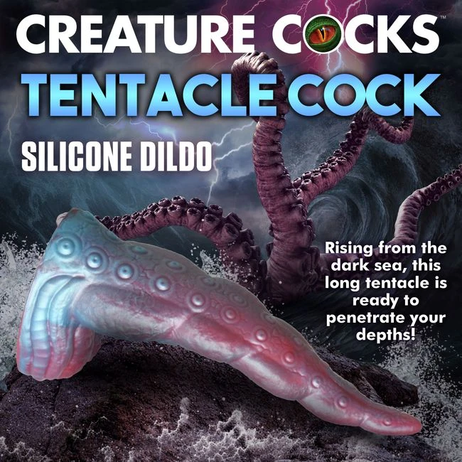 Creature Cocks Tentacle Cock Silicone Dildo - Size & Fit