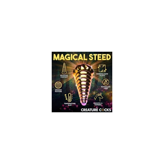 Creature Cocks Twilight Rainbow Glass Dildo - Cleaning & Care