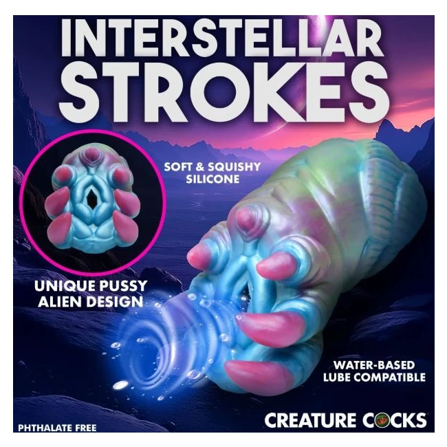 Creature Cocks Ursa Silicone Pussy Stroker - Internal Texture and Stimulation