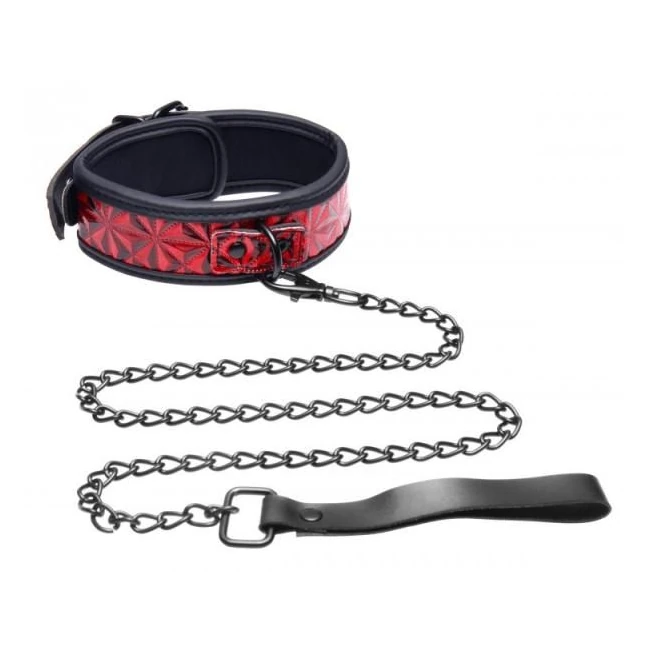 Crimson Tied Collar with Leash Red Black - What Is the Crimson Tied Collar with Leash Red Black?