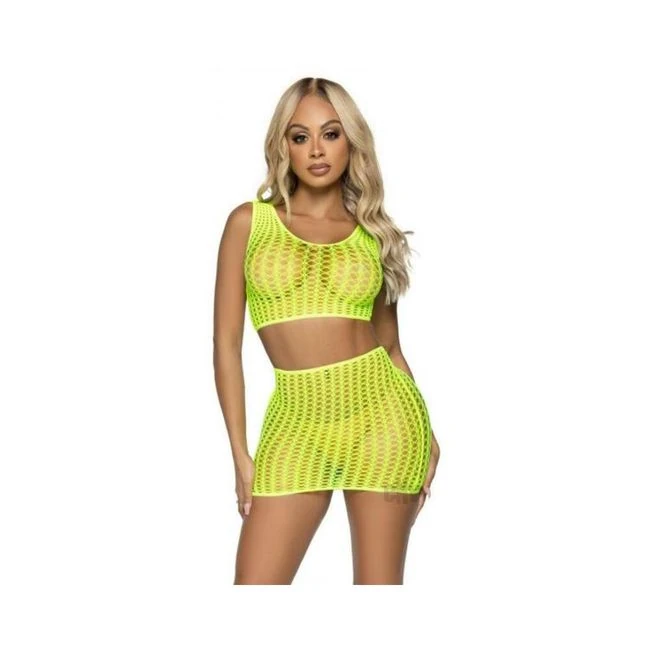 Crochet Tank Top/mini Skirtos Orng - Fit & Sizing