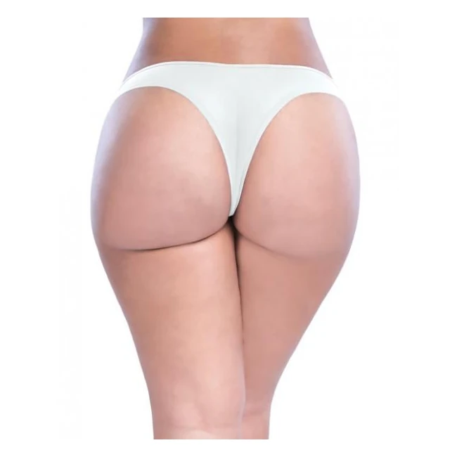 Crotchless Thong with Pearls White 1x/2x - What Is the Crotchless Thong with Pearls White 1x/2x?