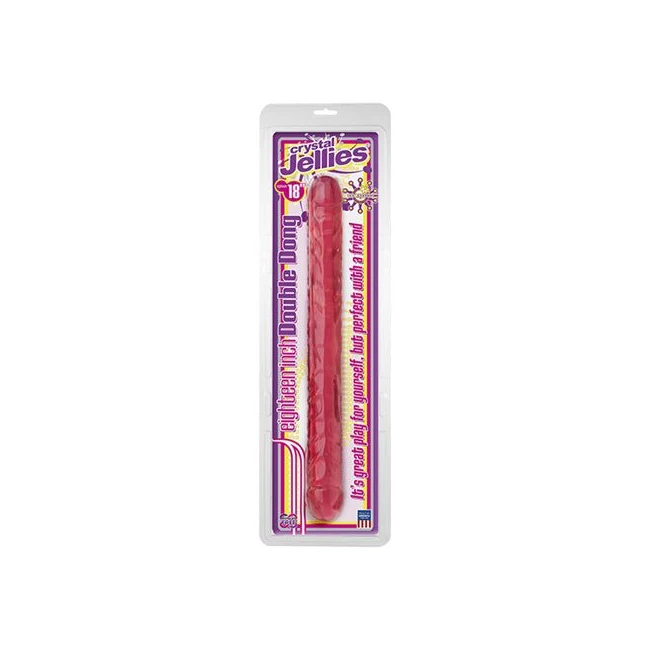 Crystal Jellies Double Dong - Shape & Texture
