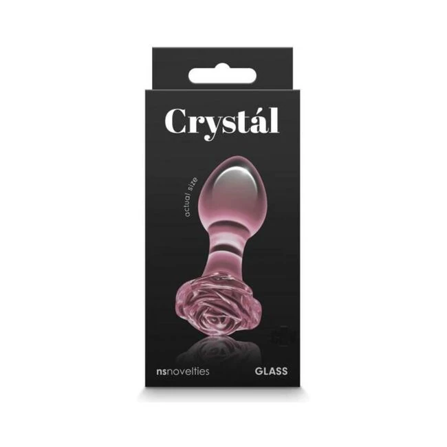 Crystal Rose Glass Anal Plug - Material & Safety