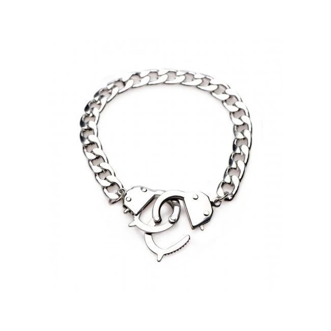 Cuff Him Handcuff Bracelet Stainless Steel Silver - Build & Quality