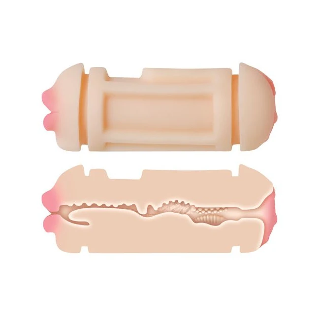 Adam & Eve Adam's Turbo Du Stroker - Grip & Control Features