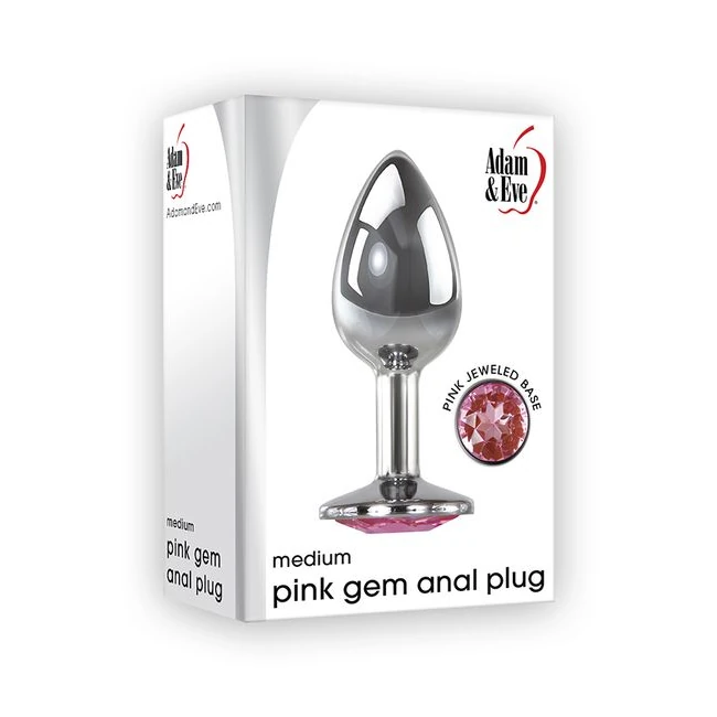 Adam & Eve Pink Gem Anal P Medium - Additional Features