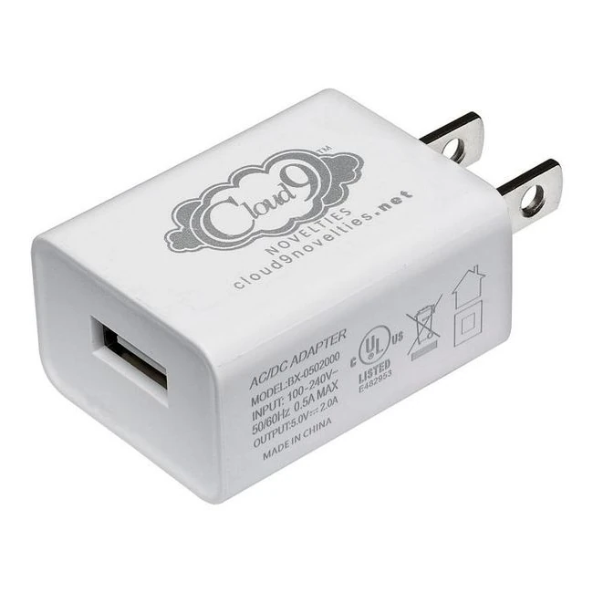 Cloud 9 Usb 1 Port Adapter Charger for Vibrators - Overview
