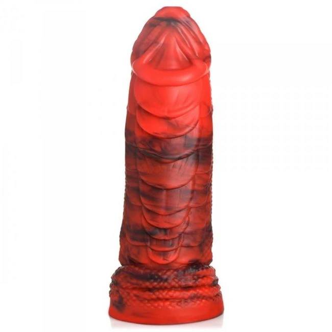 Creature Cocks Fire Drago Scaly Silicone Dildo - Creature Cocks Fire Drago Scaly Silicone Dildo