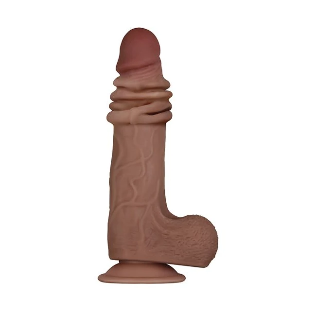 Evolved Flexaskin 9in Pose Dildo Dark - How It Feels