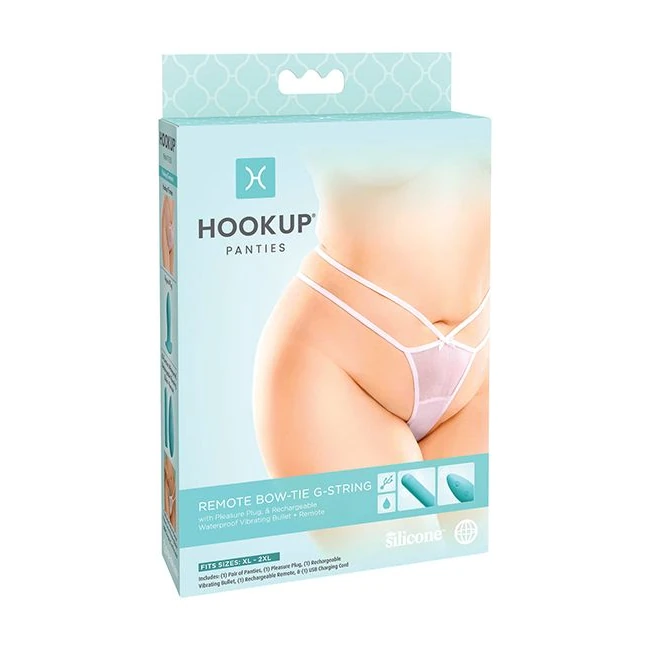 Hookup Panties Bow Tie G-string - Discover the Hookup Panties Bow Tie G-String by Pipedream Products