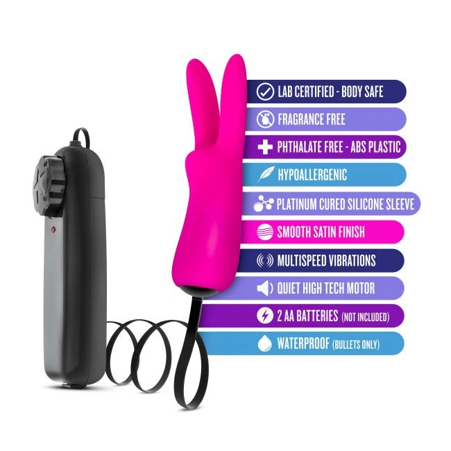 Luxe Rabbit Teaser Fuchsia - Additional Details