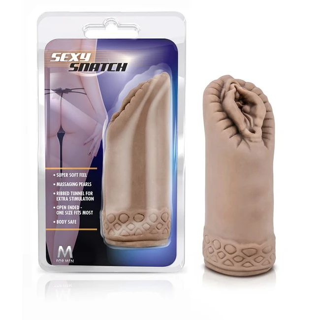 M for Men Sexy Snatch Masturbator - Grip, Size and Entrance Details