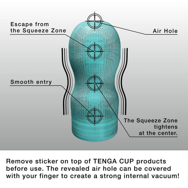 Original Vacuum Cup - Ultr Size - Internal Texture and Stimulation