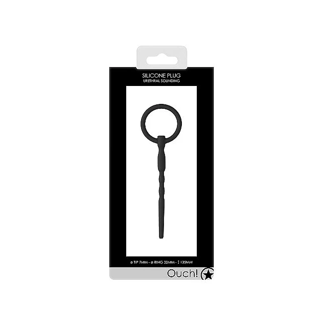 Ouch! Silicone Penis Plug In/ 7mm - Build & Quality