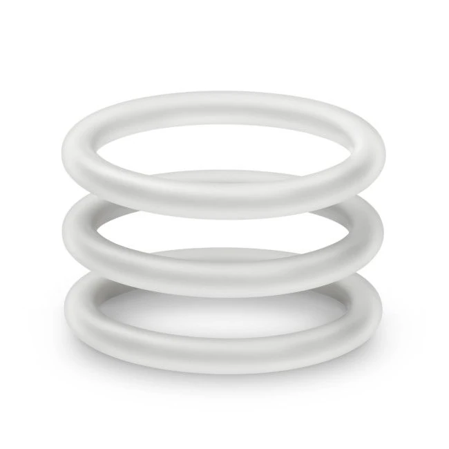 Performance Vs3 Pure Premi Silicone Cockrings Large White - Key Details