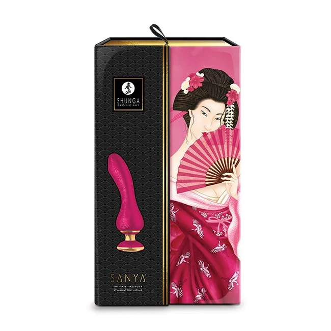 Shunga Sanya Intimate Mass Raspberry - Included in the Box