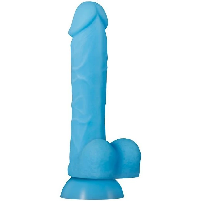 Touch & Glow Blue Dildo - Material & Feel