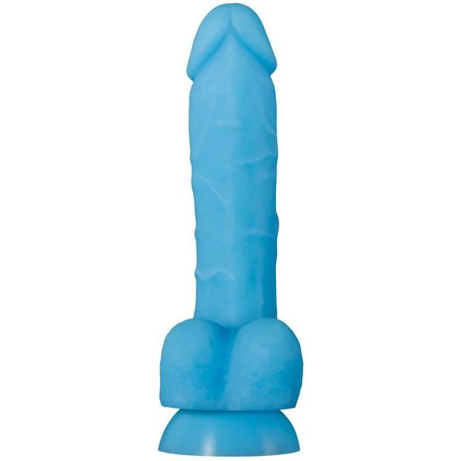 Touch & Glow Blue Dildo - Size & Fit