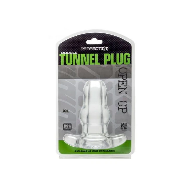 D-tunnel Plug X Large Ice Clear - Shape & Comfort