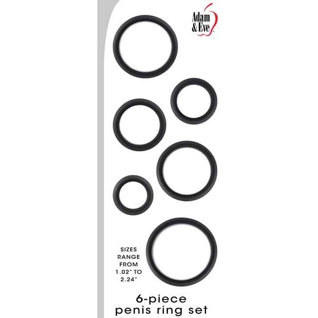 Adam & Eve 6pc C-ring Set - Key Details