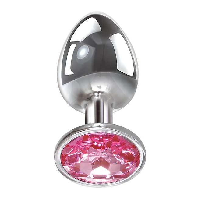 Adam & Eve Pink Gem Anal Pl Large - Graduated Sizing & Specifications