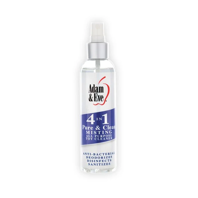Adam & Eve Pure & Clean Misting Toy Cleaner 4 Oz - Adam & Eve Pure & Clean Misting Toy Cleaner 4 Oz