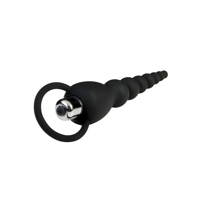 Adam & Eve Silicone Vibrati Anal Beads - Experience Intense Anal Pleasure with the Adam & Eve Silicone Vibrating Anal Beads