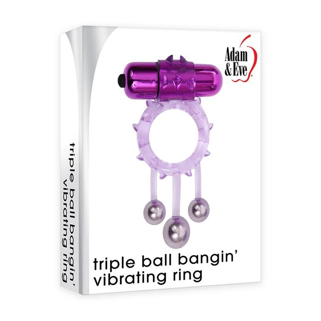 Adam & Eve Triple Ball Bang Vibrating Ring - Vibration Modes