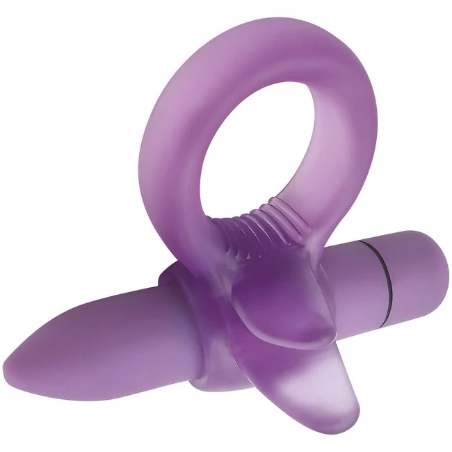 Adam & Eve's Vibrating Clitoral Tongue Ring - Power & Performance