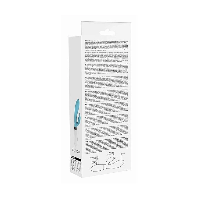 Alexios Butterfly & G-spot Vibrator Turquoise - How It Feels