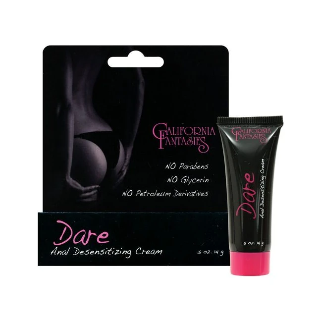 Dare Anal Desensitizing Cream 1/2 Oz - Experience Enhanced Comfort and Sensation