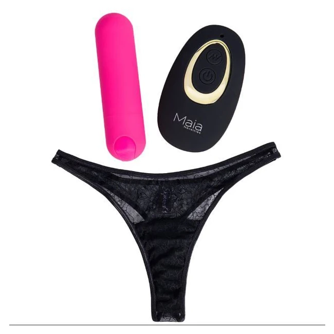Date Night Remote Panty Vibe - Ten Vibration Levels and Patterns Aimed at the Inner Thighs, Groin, and Clitoris