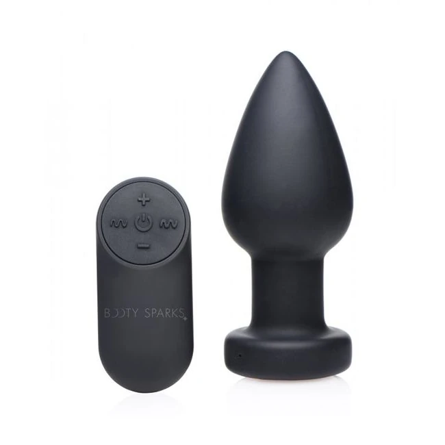 Booty Sparks Silicone Led P Vibrating Large - Experience the Ultimate Backdoor Light Show