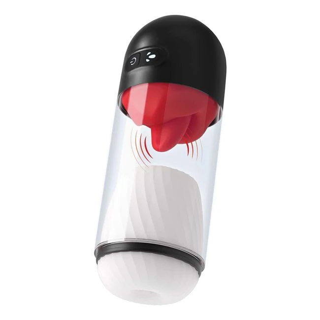 Delite Masturbator with Tongue Action White - Internal Texture and Sensation
