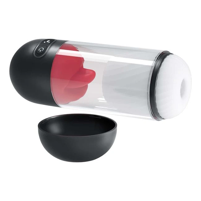 Delite Masturbator with Tongue Action White - Material Feel and Maintenance