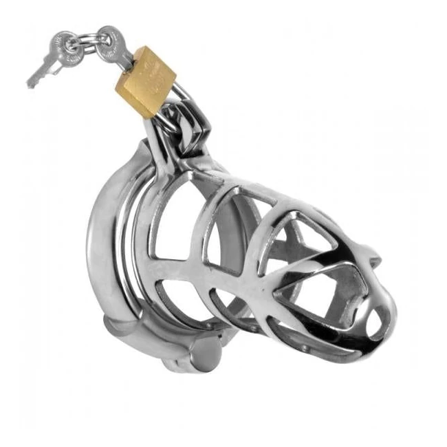 Detained Stainless Steel Chastity Cage - Key Details