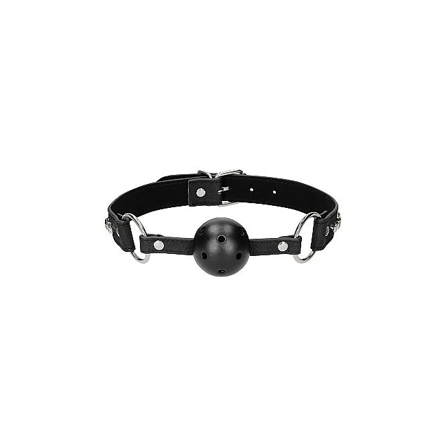 Diamond Studded Breathable Ball Gag - Hardware & Fasteners