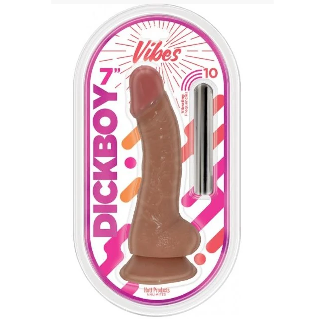 Dickboy Vibes Caramel Lovers 7 in Rechargeable Bullet - by HOTT Products