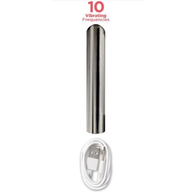 Dickboy Vibes Chocolate Lovers 8 in Rechargeable Bullet - Veined Shaft With a Lifelike Head
