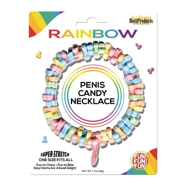 Dicky Charms Penis Shaped Candy Necklace - Overview